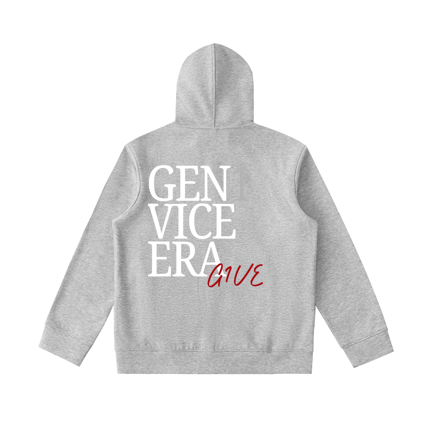 Essential Heavyweight High Neck Zip-Up Hoodie