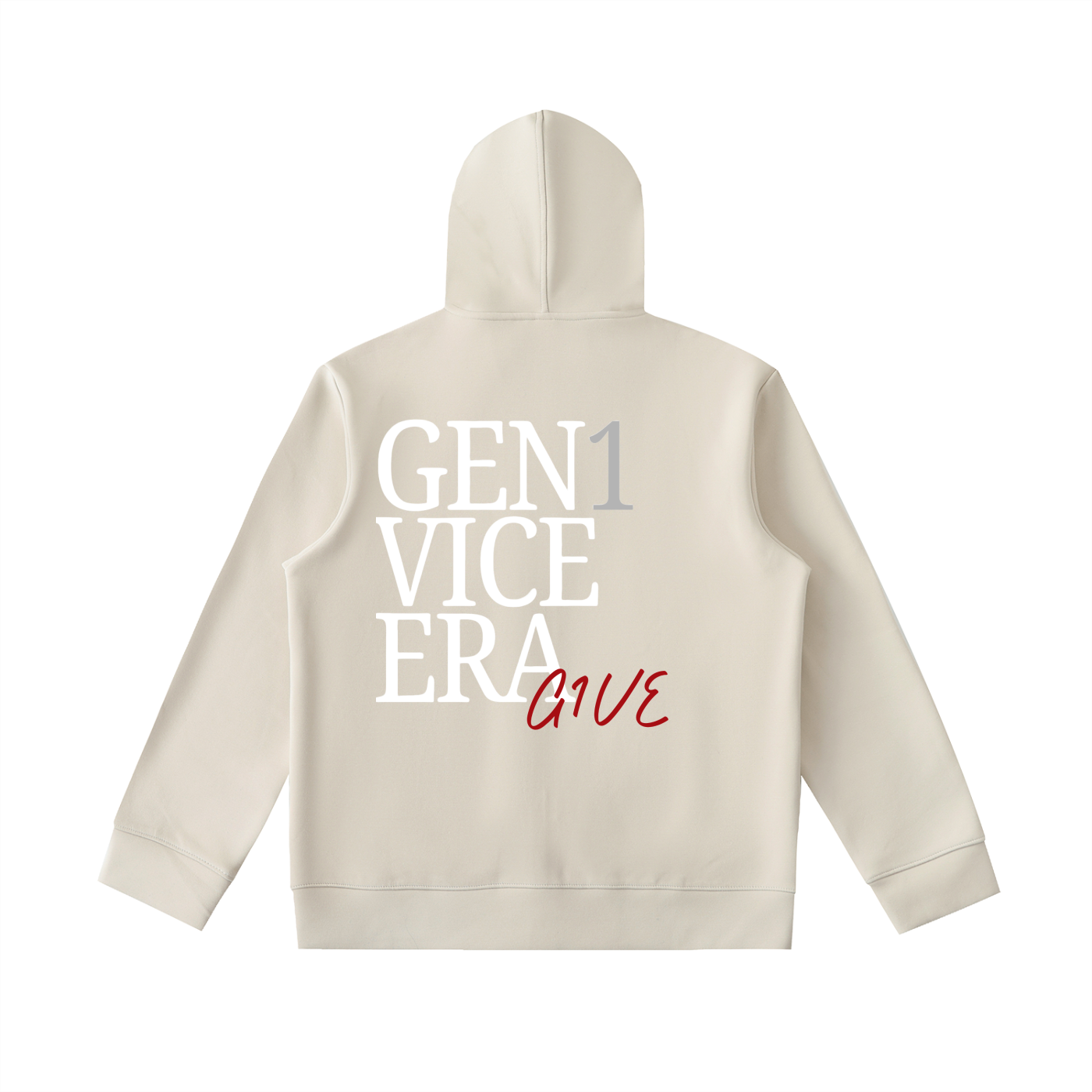 Essential Heavyweight High Neck Zip-Up Hoodie
