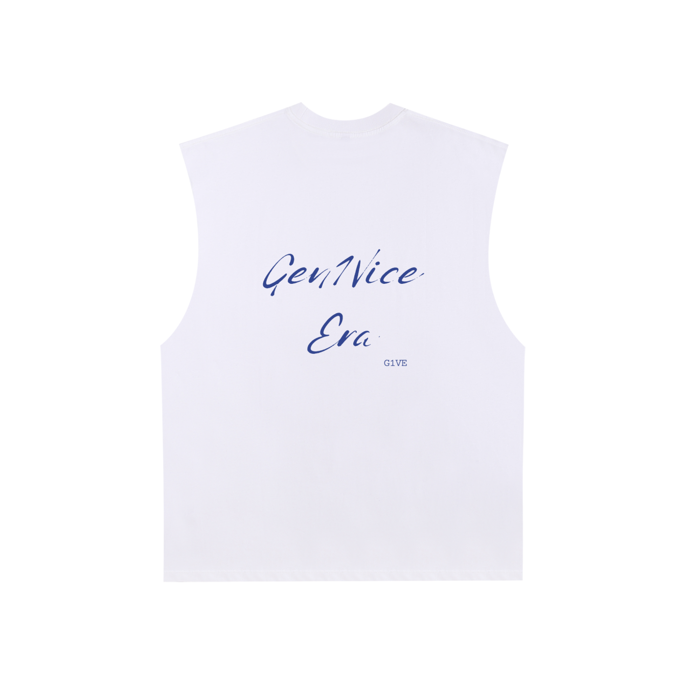Raw Edge Cotton Tank Top