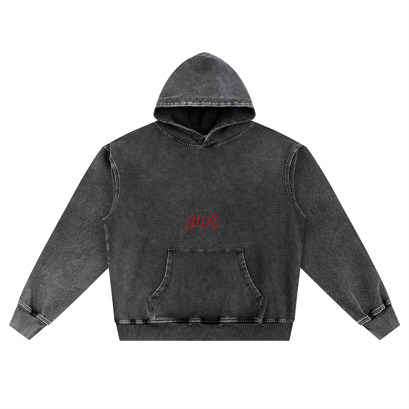 Snow Wash Oversized Hoodie