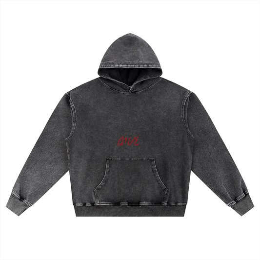 Snow Wash Oversized Hoodie
